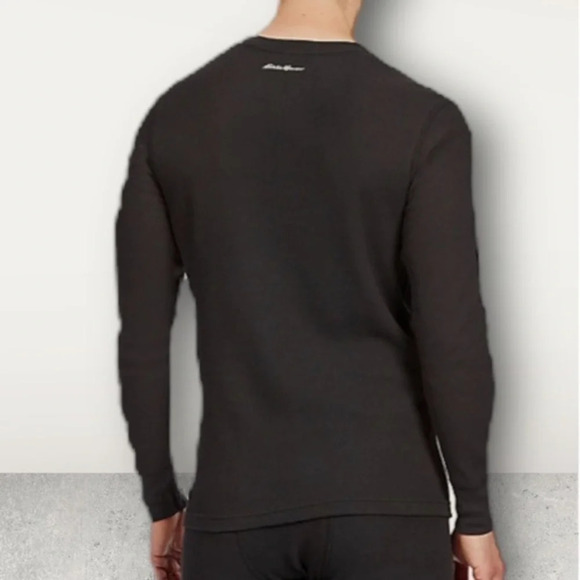 Men’s Eddie Bauer medium weight waffle Henley, new inbox XL ~ L ~ S sizes - Picture 3 of 7